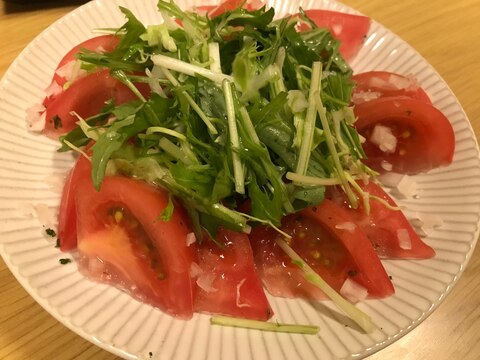 冷やしトマトのサラダ☆初夏のおつまみ